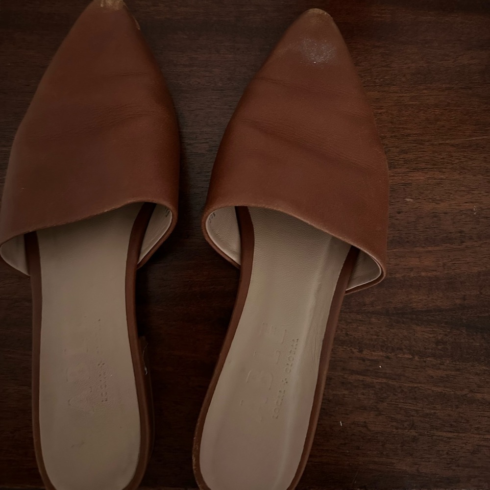 Able leather mules